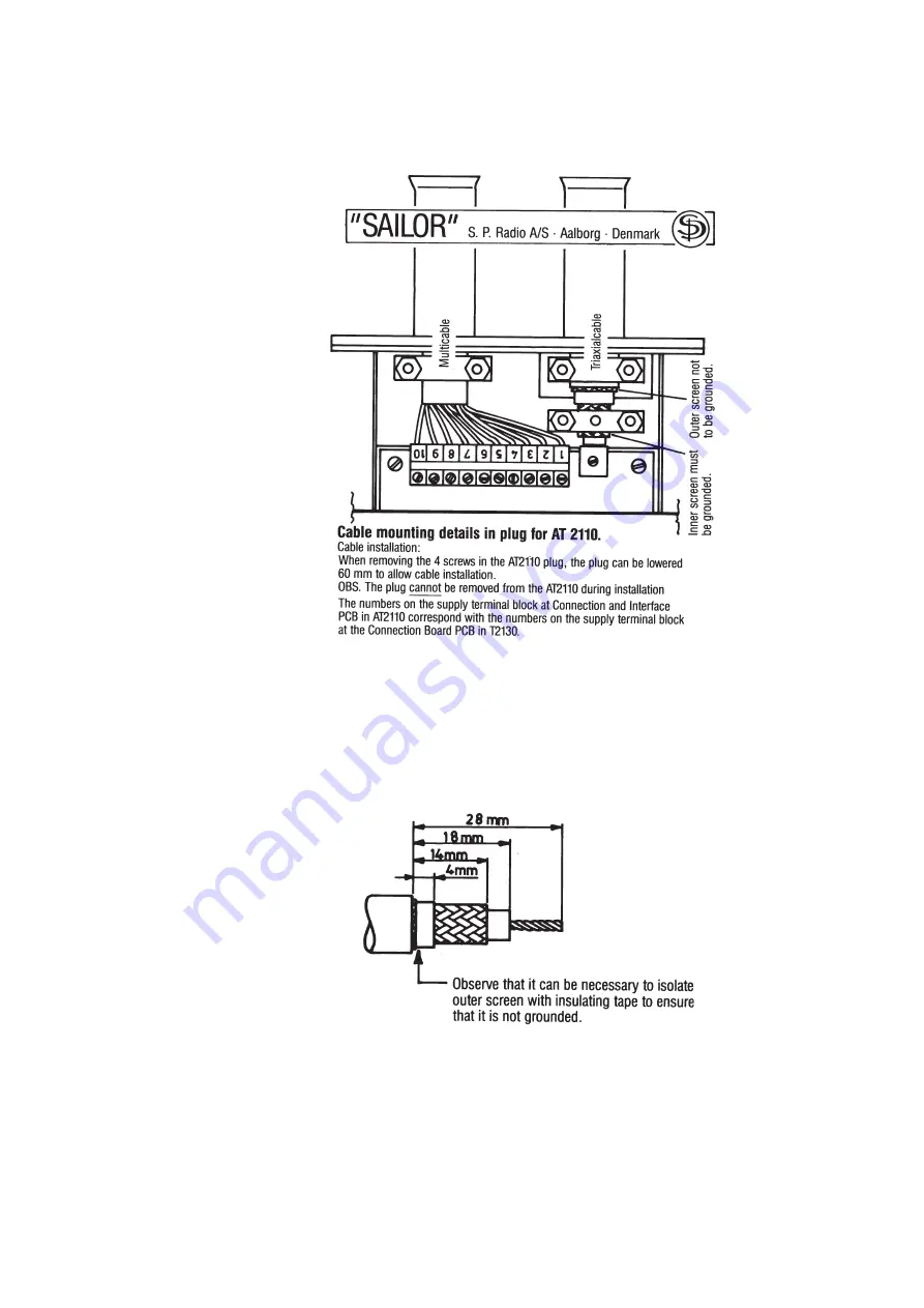 Sailor COMPACT HF SSB T2130 Скачать руководство пользователя страница 35