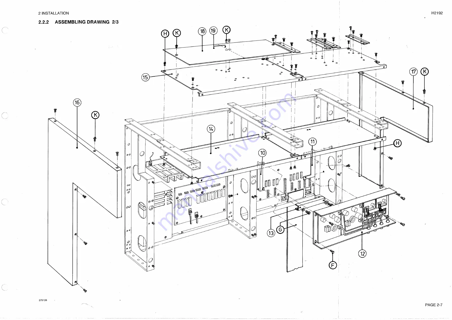 Sailor H2192 Technical Manual Download Page 11