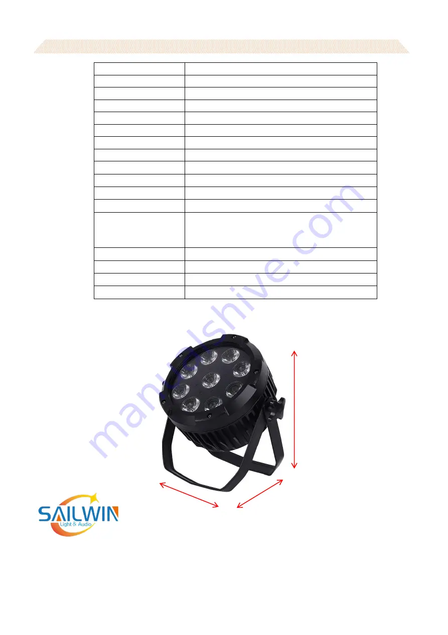 Sailwin SW-E6V9BW User Manual Download Page 3