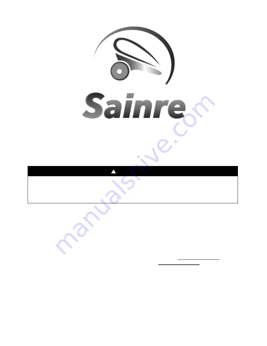 Sainre Fox 1 Owner'S Manual Download Page 1