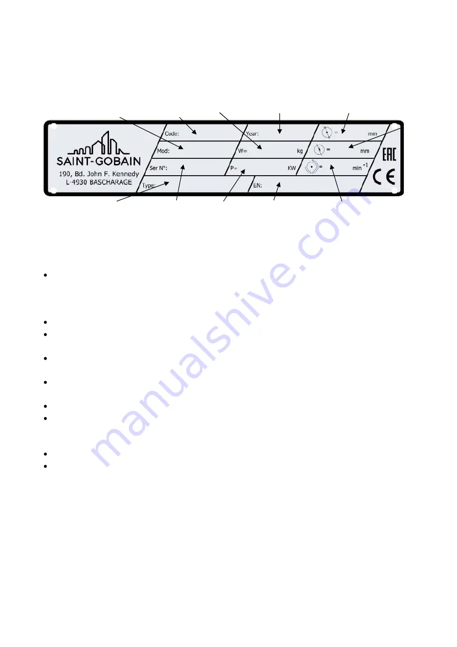 SAINT-GOBAIN 70184603115 Скачать руководство пользователя страница 7