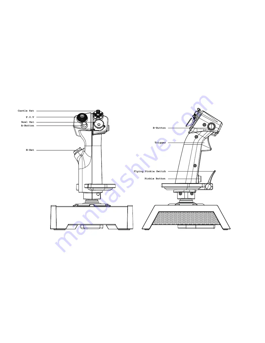 Saitek X-65F Pro FLIGHT COMBAT CONTROL SYSTEM User Manual Download Page 4