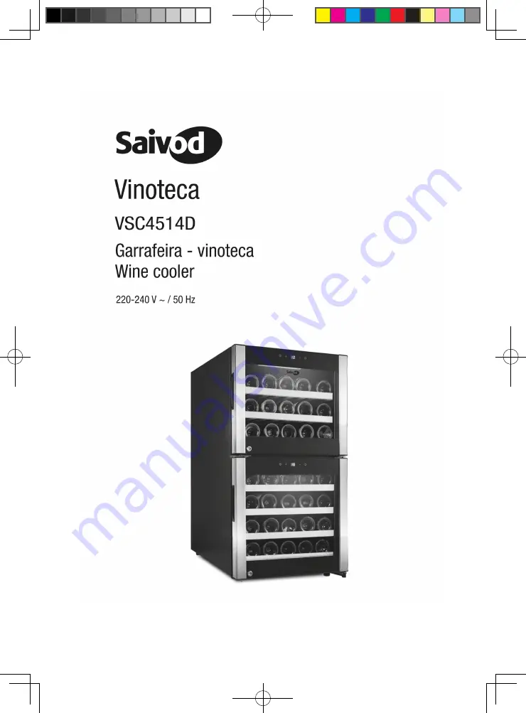 Saivod Vinoteca VSC4514D Скачать руководство пользователя страница 1