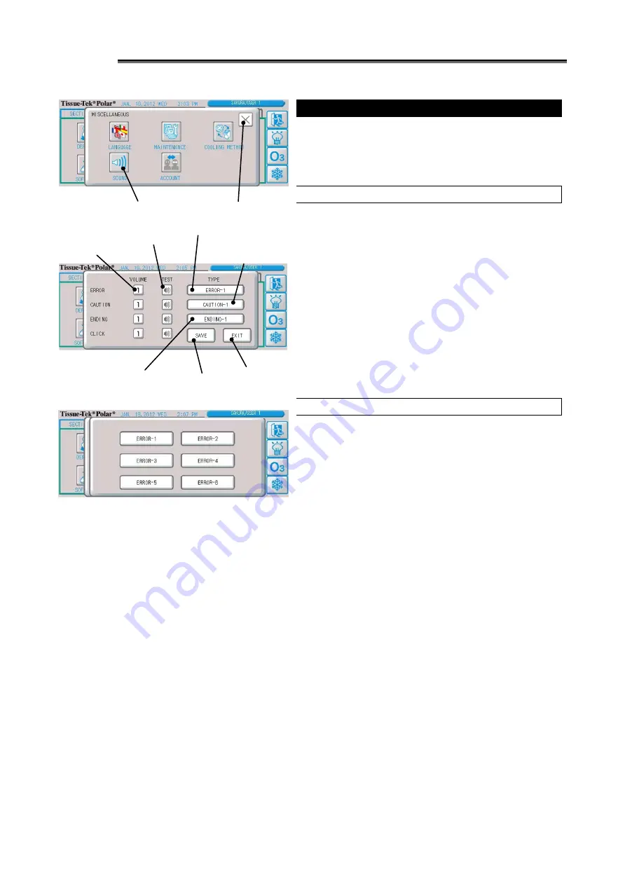 Sakura Tissue-Tek Polar DM Operating Manual Download Page 62