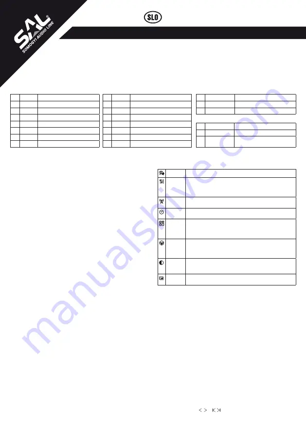 SAL VB X700 Instruction Manual Download Page 24