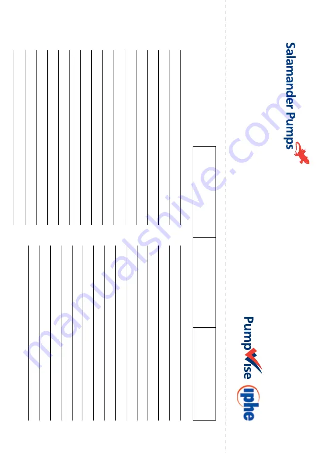 Salamander Pumps CT FORCE 15 PT Installation And Warranty Manual Download Page 20