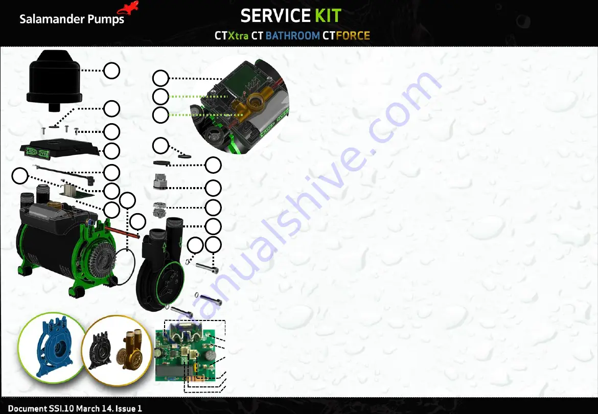 Salamander Pumps CTFORCEU Manual Download Page 2