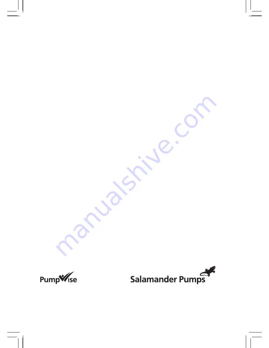 Salamander Pumps HomeBoost Installation Manual Download Page 16