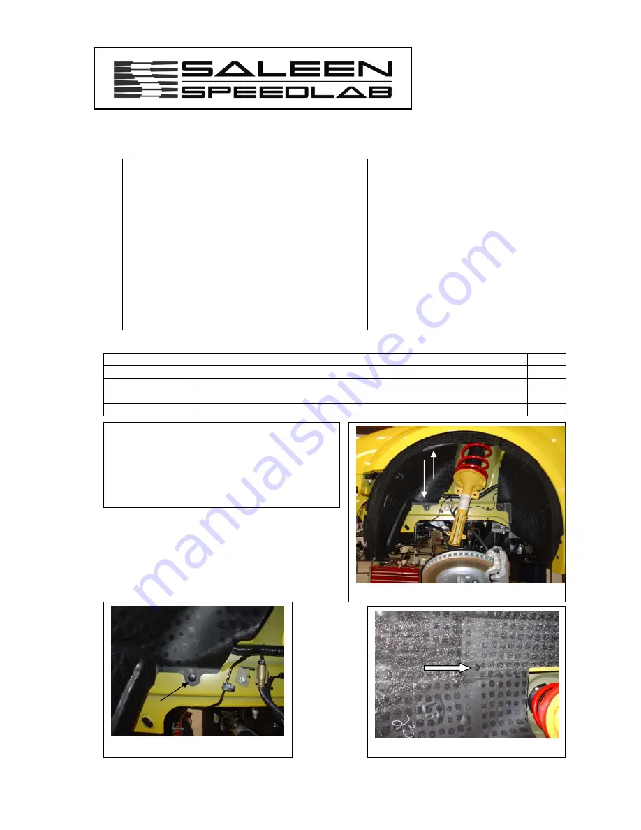 Saleen 10-8002-C11670C Manual Download Page 10