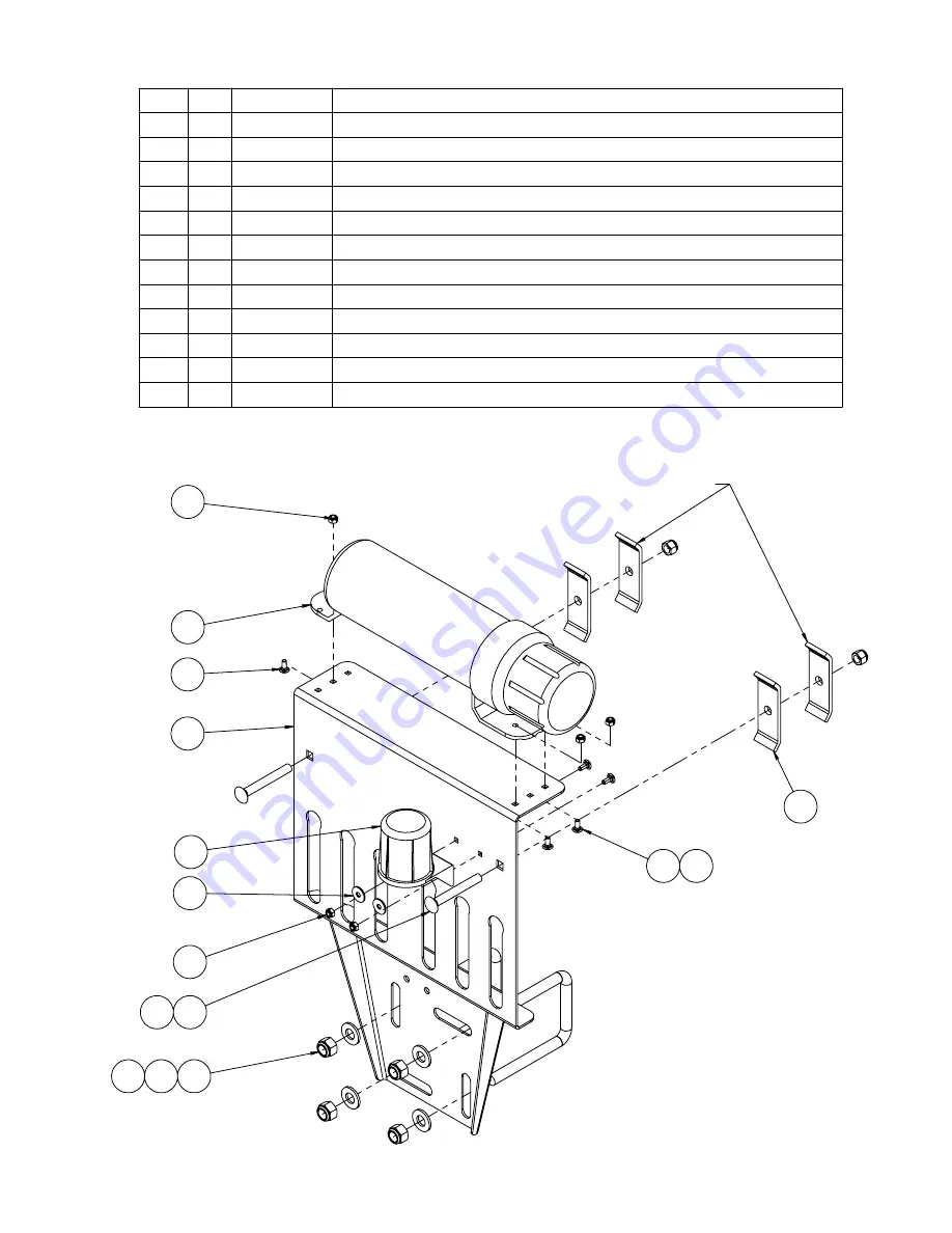 Salford I-1100 Assembly And Parts Manual Download Page 20