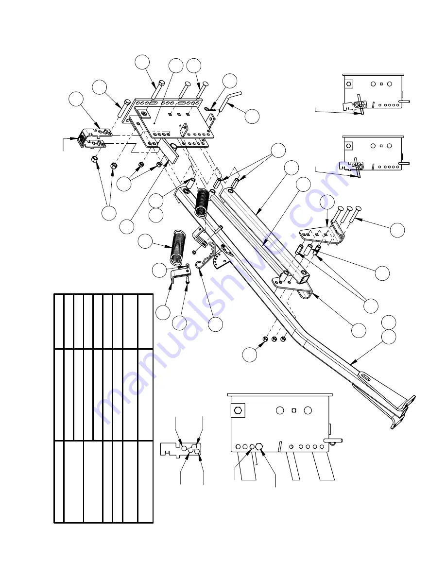 Salford I-1100 Assembly And Parts Manual Download Page 58