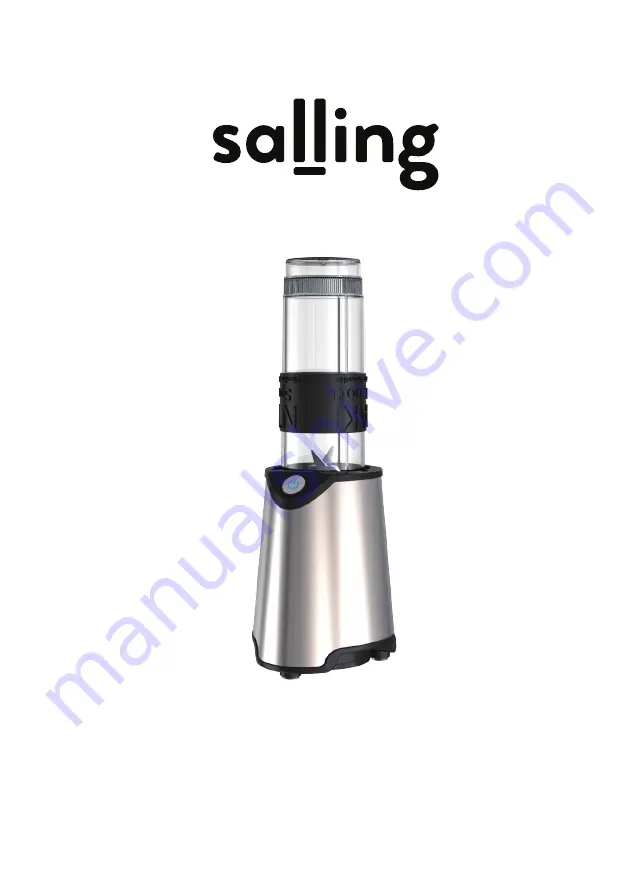 salling SMOOTHIE TO GO Instruction Manual Download Page 1