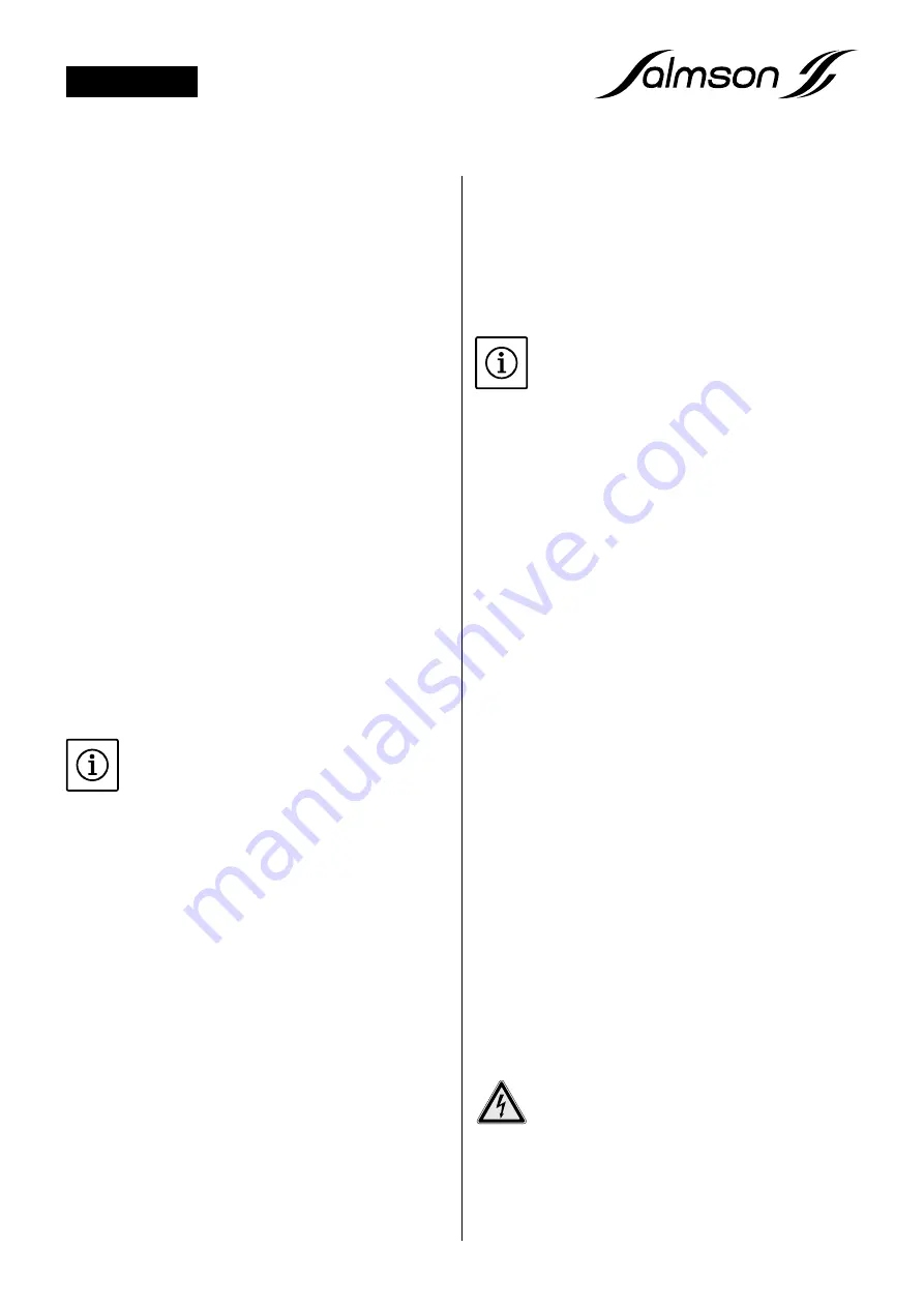 salmson Easy Control MS-L 2x4kW Installation And Starting Instructions Download Page 21