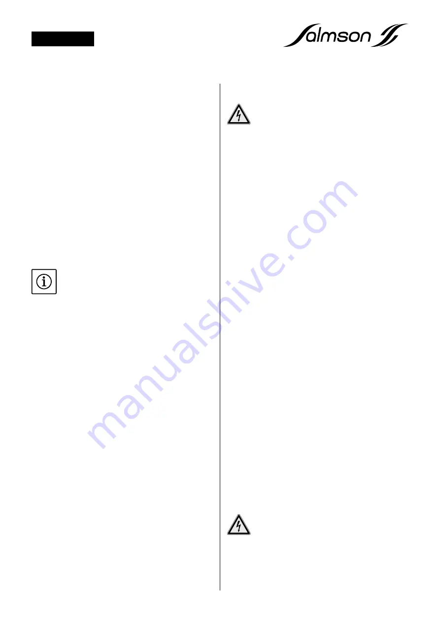 salmson Easy Control MS-L 2x4kW Installation And Starting Instructions Download Page 99