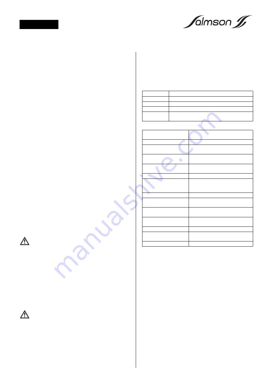 salmson EC-Drain 2x4,0 Installation And Starting Instructions Download Page 6