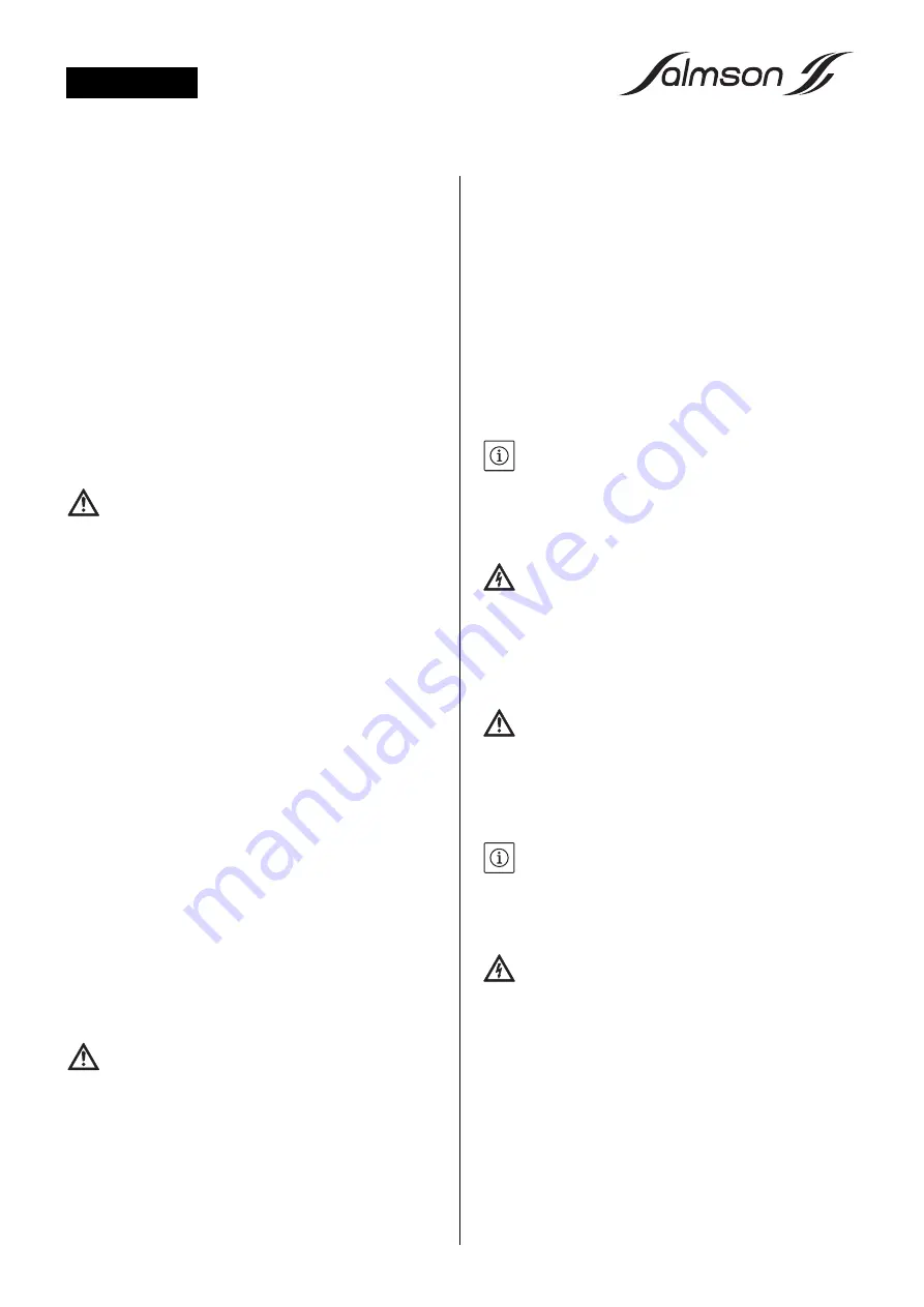 salmson EC-Drain 2x4,0 Installation And Starting Instructions Download Page 11