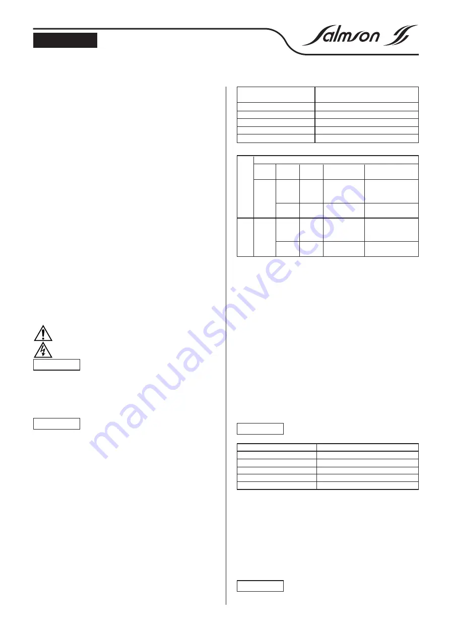 salmson IMMERSON S Installation And Starting Instructions Download Page 8