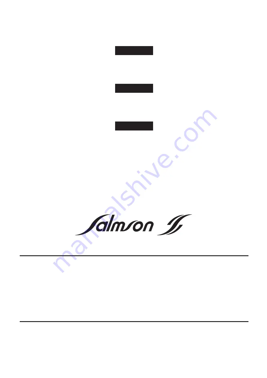 salmson IMMERSON S Installation And Starting Instructions Download Page 16