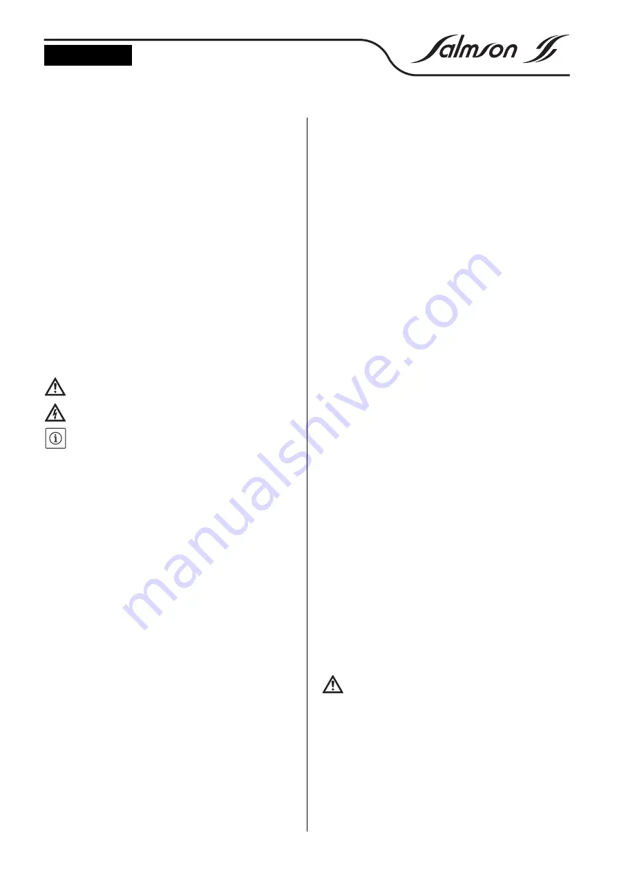 salmson MINI SUBSON Installation And Operating Instructions Manual Download Page 5