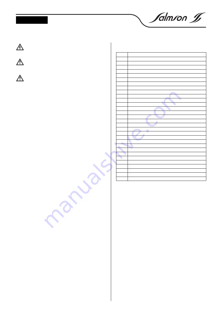 salmson MINI SUBSON Installation And Operating Instructions Manual Download Page 11