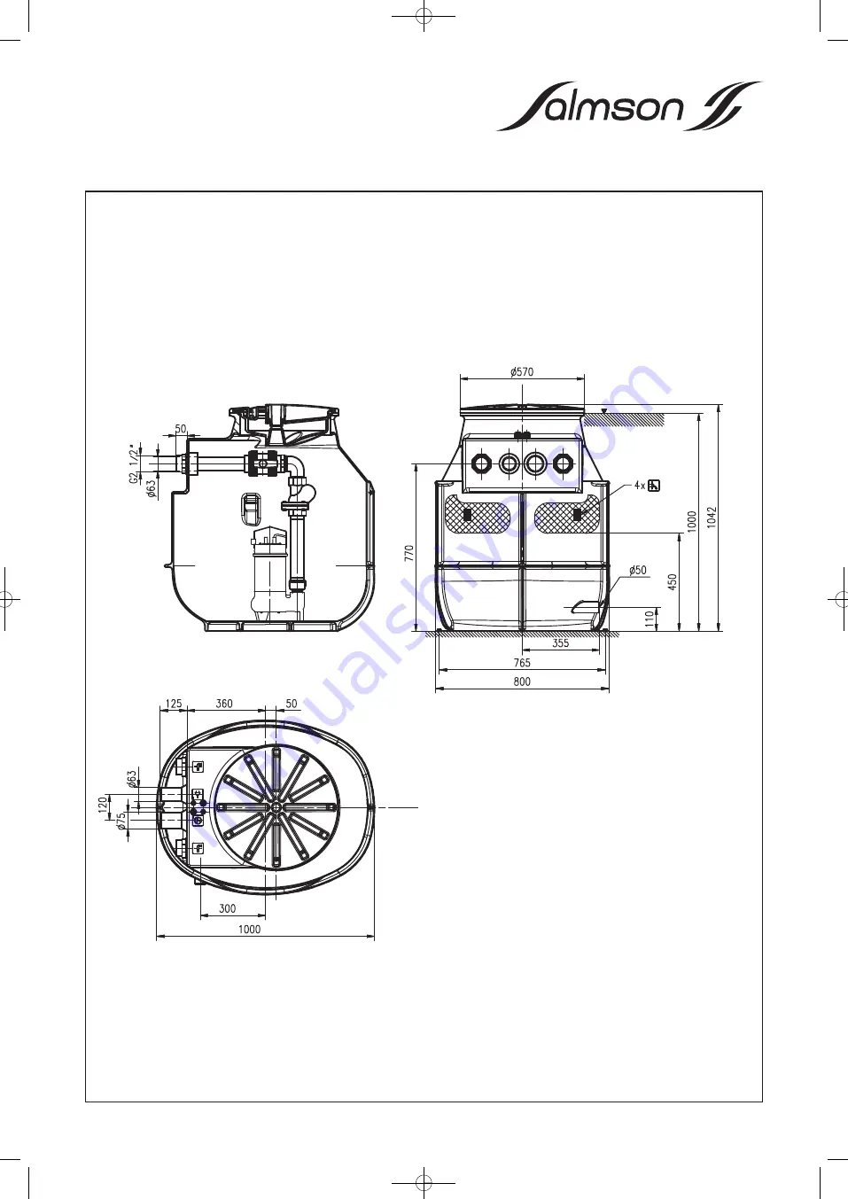 salmson Sanitson Premium 2-204-0,5T4 Скачать руководство пользователя страница 7