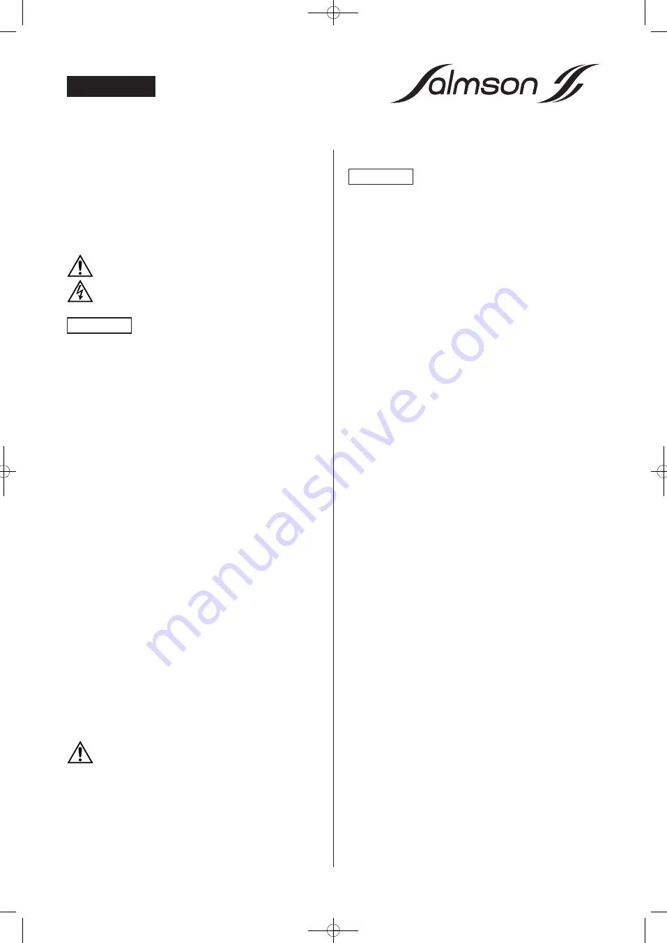 salmson Sanitson Premium 2-204-0,5T4 Installation And Starting Instructions Download Page 13