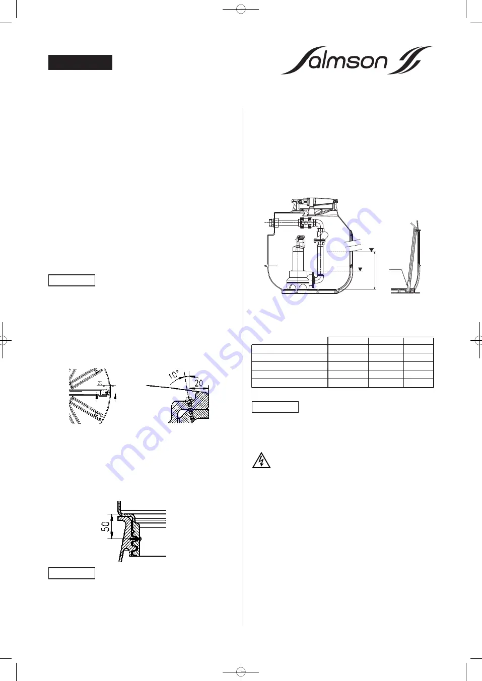 salmson Sanitson Premium 2-204-0,5T4 Скачать руководство пользователя страница 20