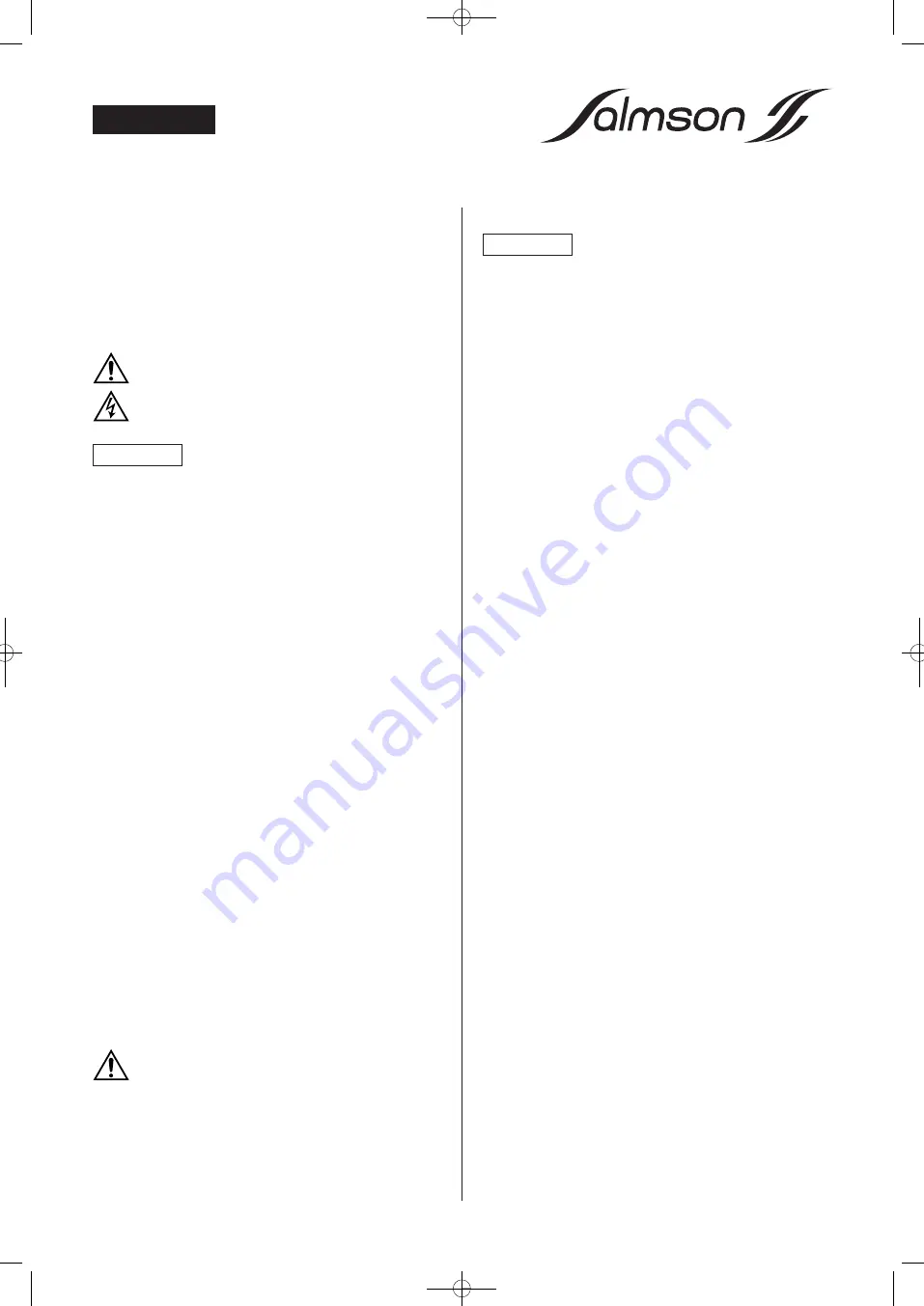 salmson Sanitson Premium 2-204-0,5T4 Installation And Starting Instructions Download Page 23