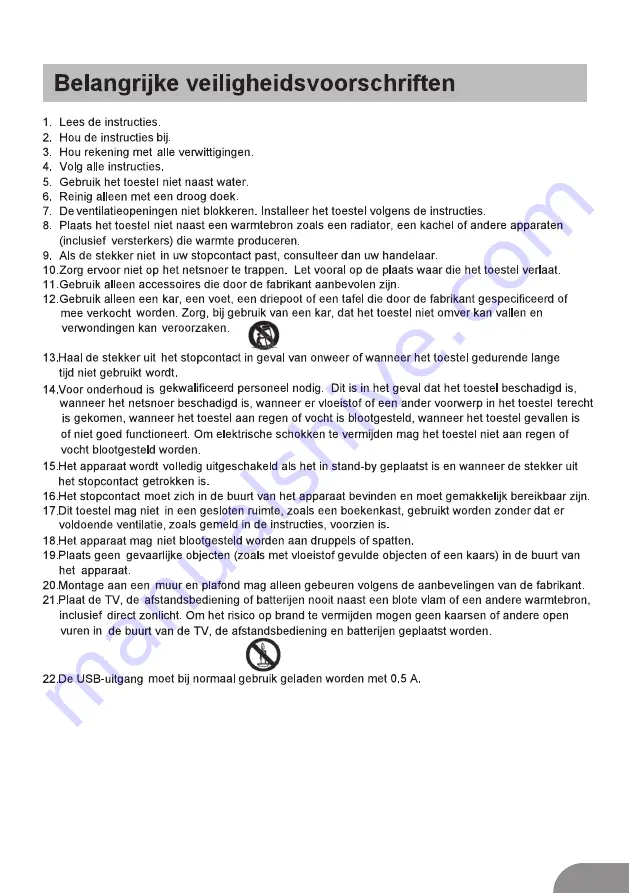 Salora 55LED1600 User Manual Download Page 4