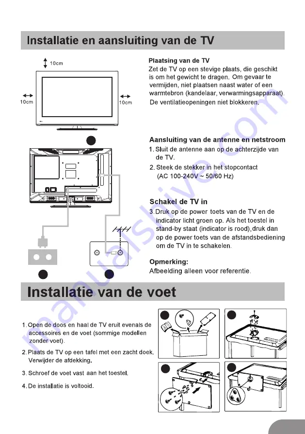 Salora 55LED1600 User Manual Download Page 8