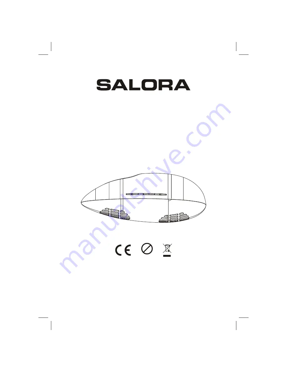 Salora BTS1300 Instruction Manual Download Page 1