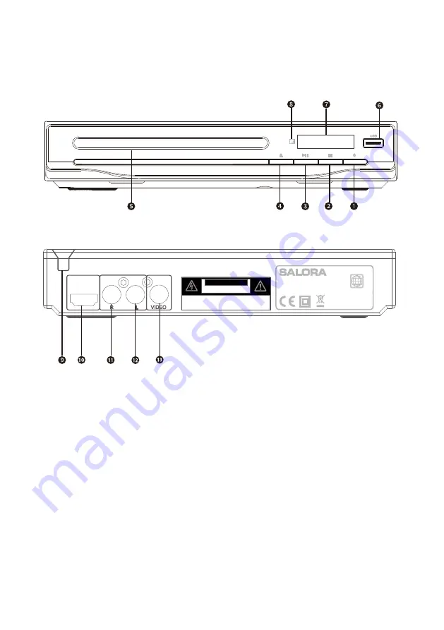 Salora DVD330 Instruction Manual Download Page 23