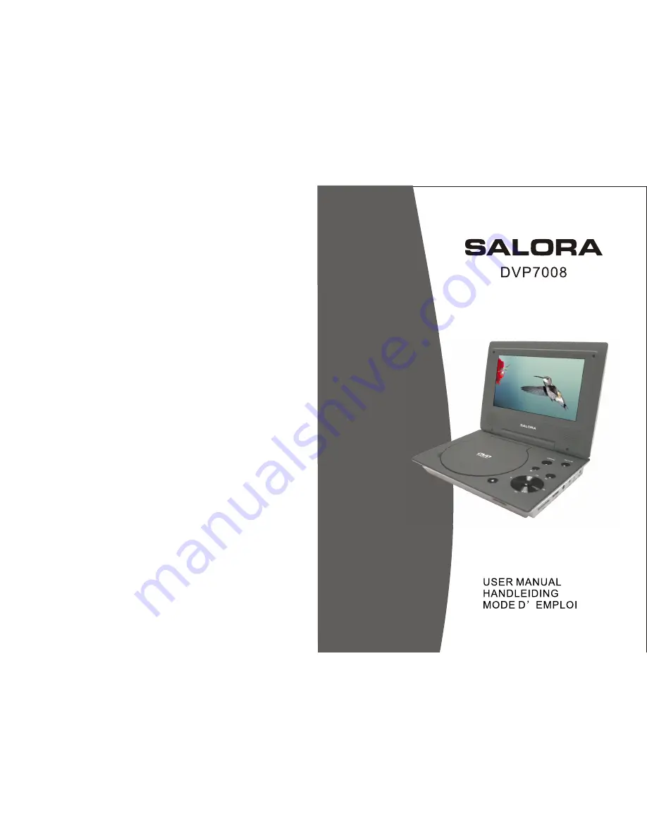 Salora DVP7008 User Manual Download Page 1