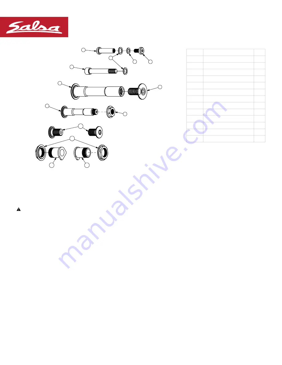 SALSA BUCKSAW Framesheet Download Page 5