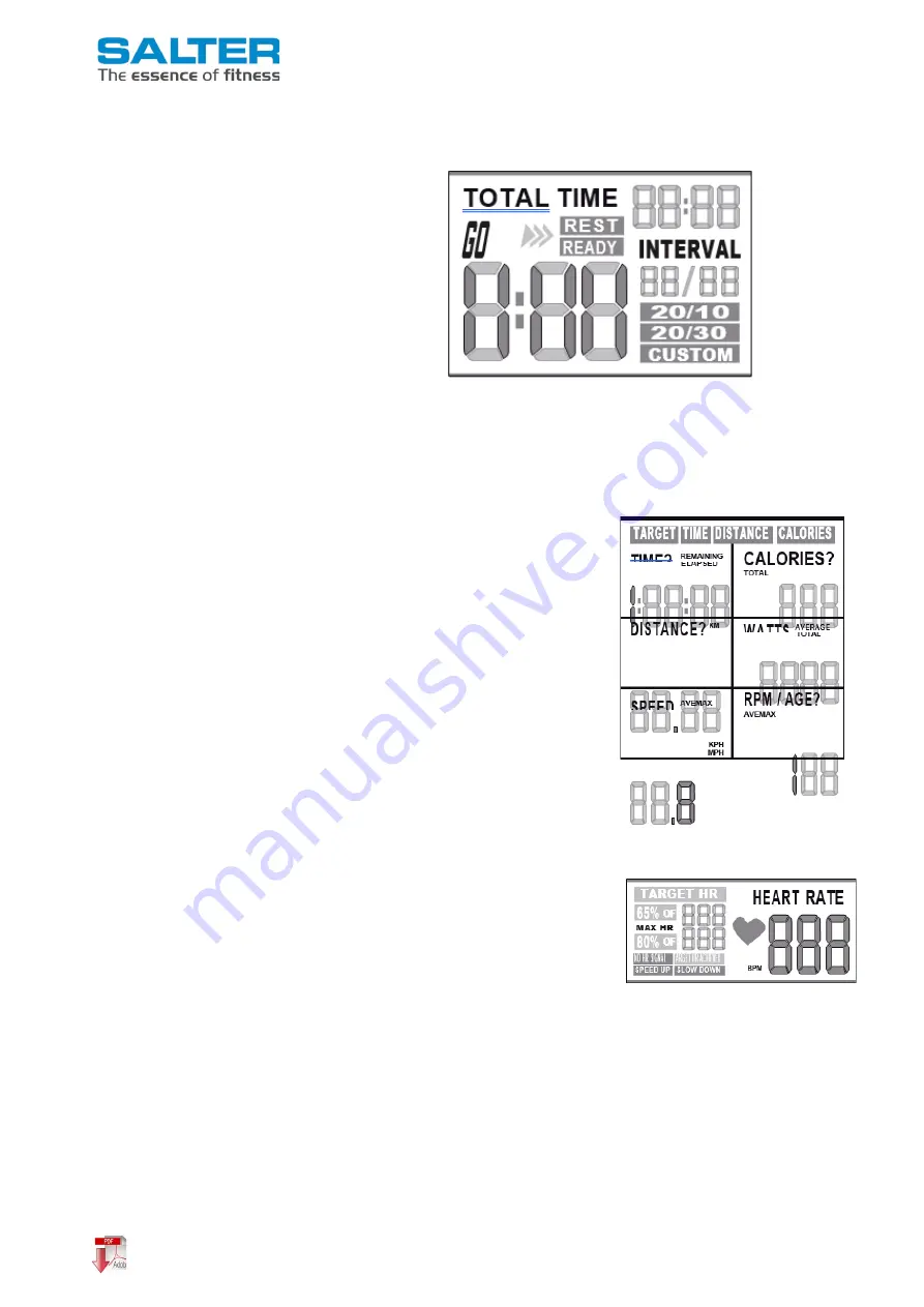 Salter M-280 AIR BIKE Owner'S Manual Download Page 16