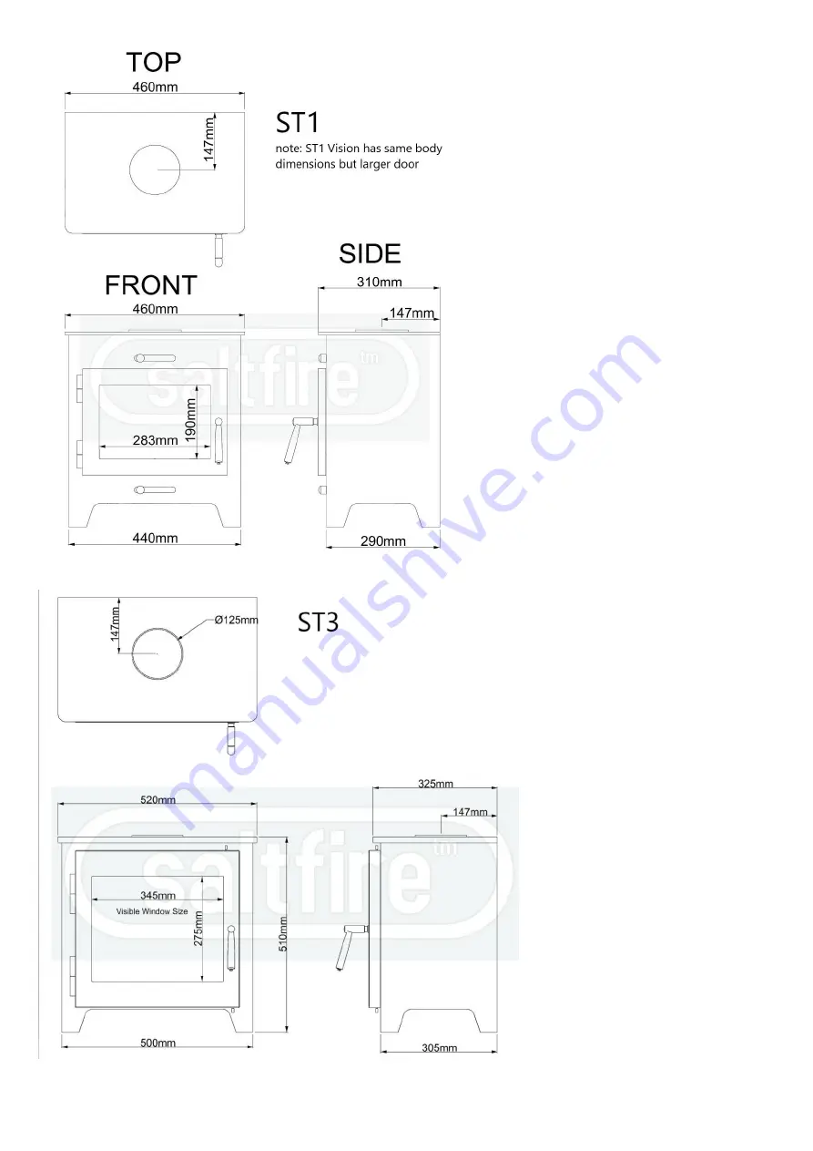 Saltfire ST1 Installation And Operating Instructions Manual Download Page 3