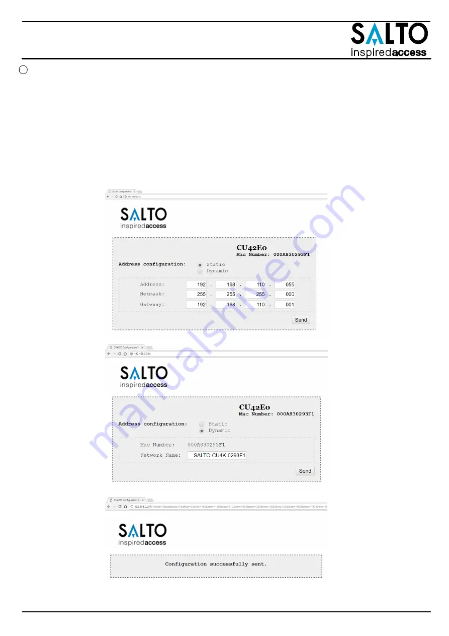 Salto CU4000 Installation Manual Download Page 7