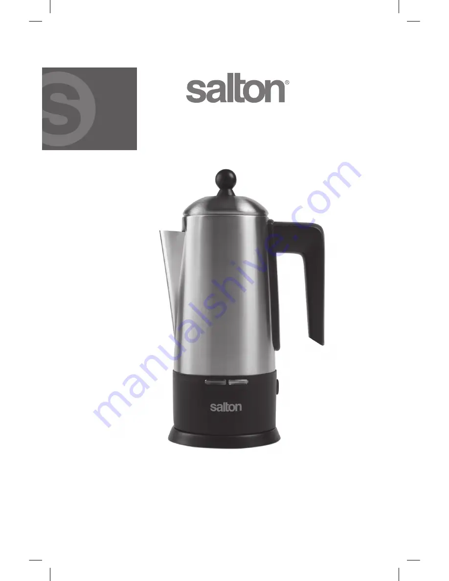 Salton CU1777 Instruction Booklet Download Page 1