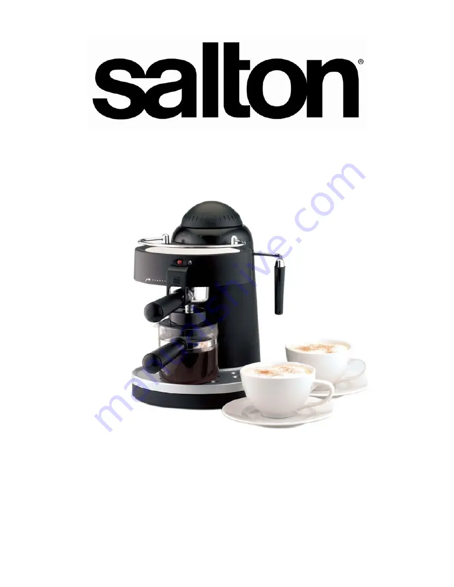 Salton SEM10 Instructions And Warranty Information Download Page 1