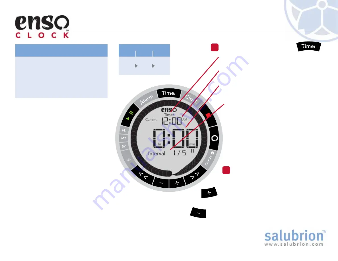 Salubrion Enso Clock Instruction Download Page 4