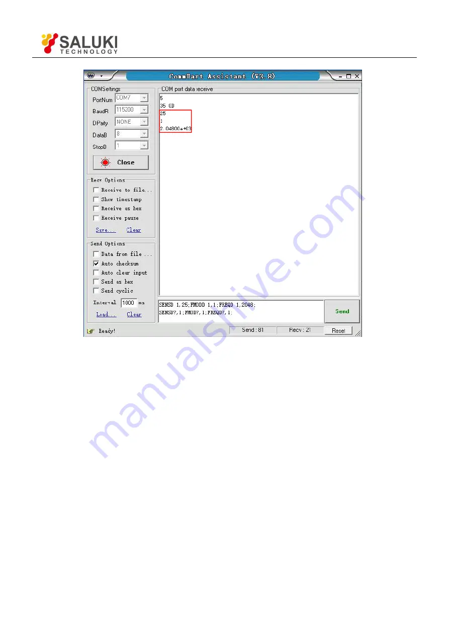 Saluki SE1022D User Manual Download Page 123