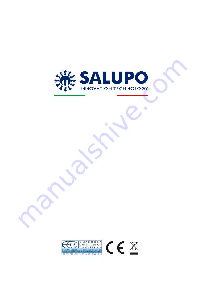 SALUPO EVO 3 MULTI Instruction And Installation Manual Download Page 24