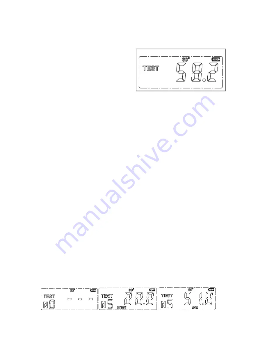 Salutron Mini GlossTector 60 Operation Manual Download Page 7