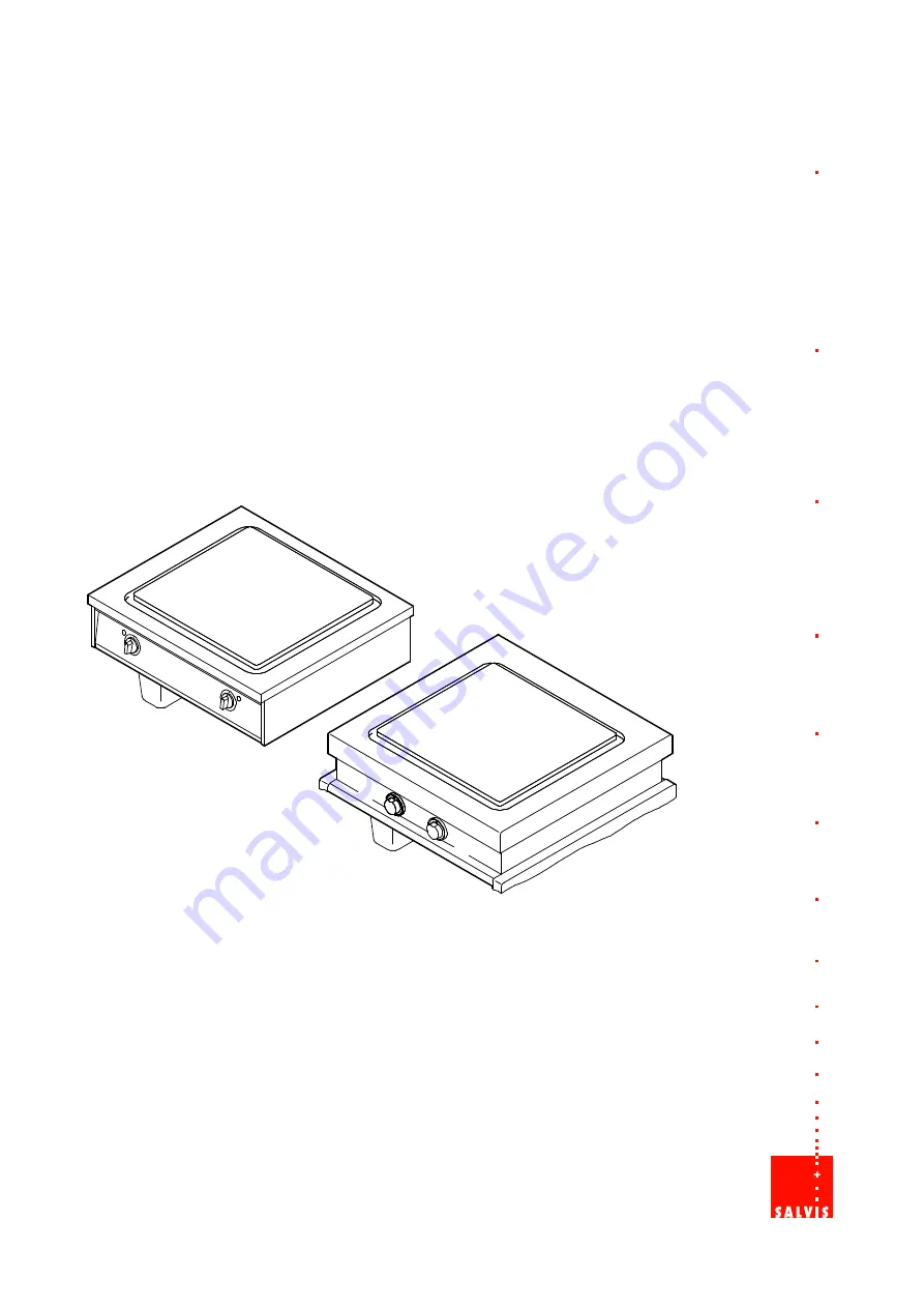 Salvis Master Operating Instructions Manual Download Page 1