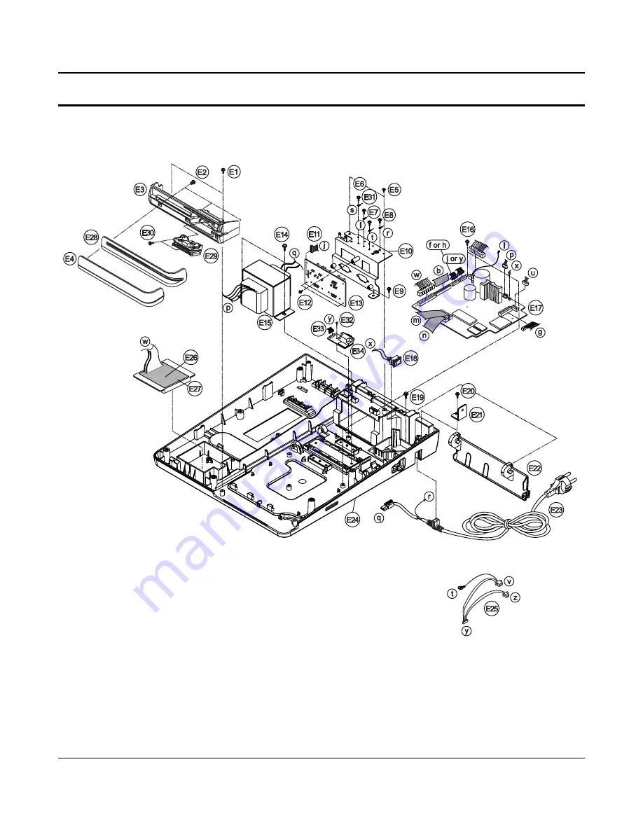 Sam4s ER-280 SERIES Service Manual Download Page 46