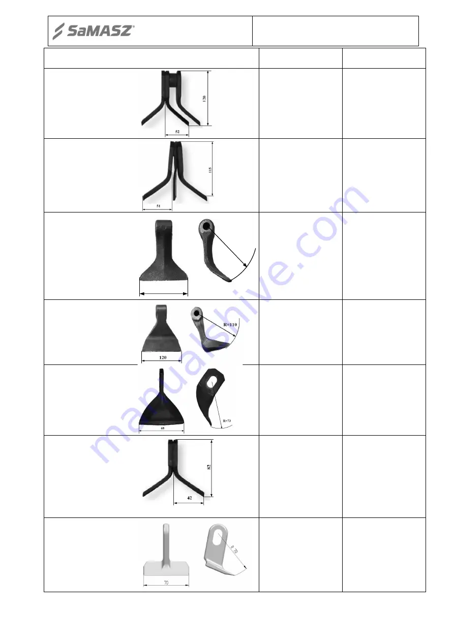 SaMASZ CAMEL 900 Operator'S Manual Download Page 23