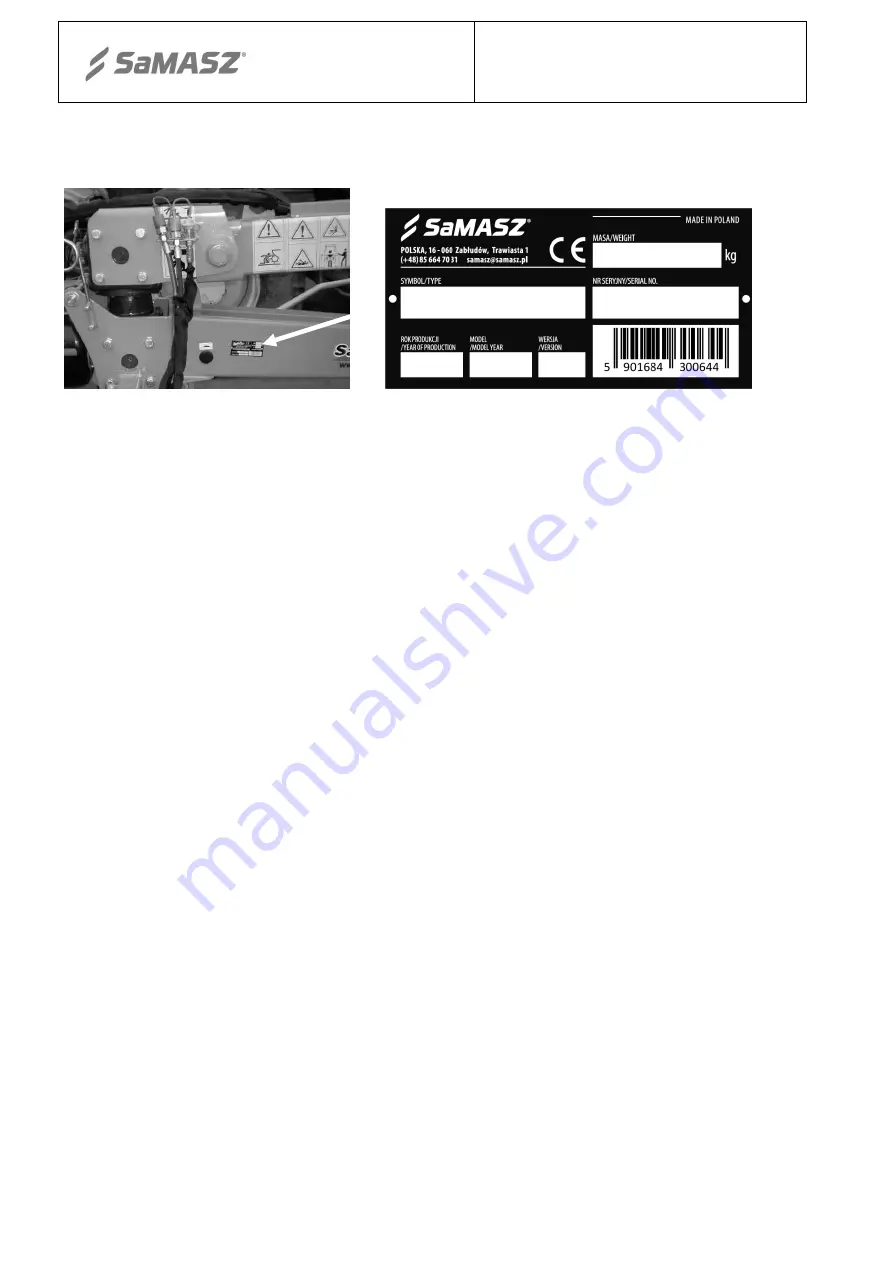 SaMASZ DUO 740 Operator'S Manual Download Page 4