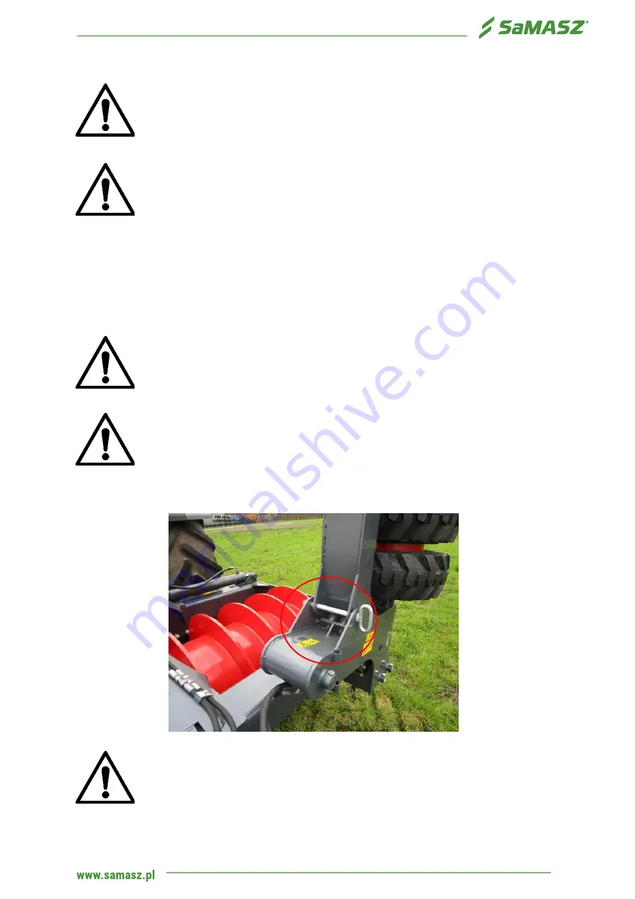 SaMASZ IMPACT 300 H Operator'S Manual Download Page 15