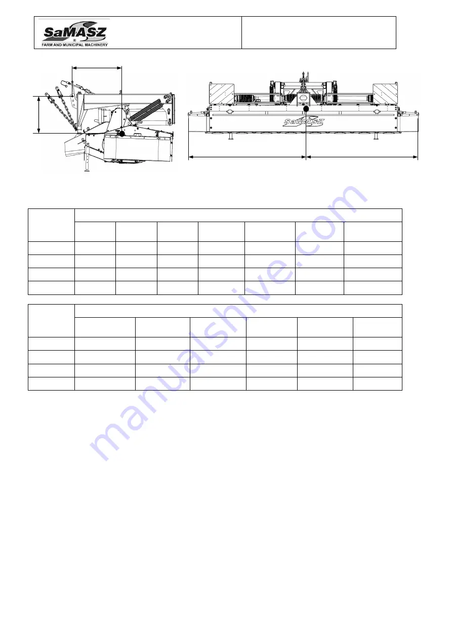 SaMASZ KDF 260 Operator'S Manual Download Page 14