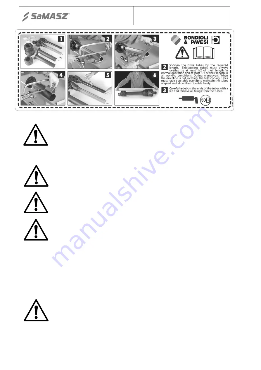 SaMASZ KDT 180 Operator'S Manual Download Page 22